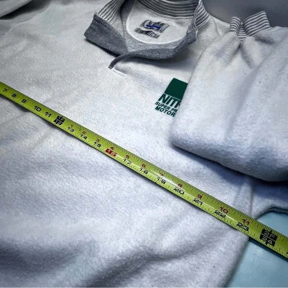 BP Vintage Gear For Sports White and Gray Crewneck Sweater - Picture 7 of 11